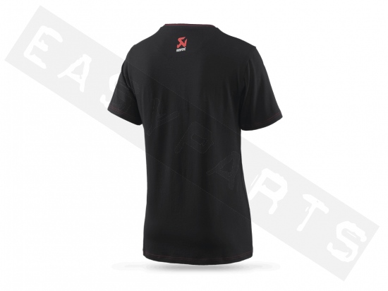 T-shirt AKRAPOVIC Corpo zwart/carbon-look heren
